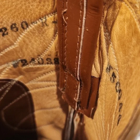 TONY Lama Women's Leather Ywo Tone Cowboy Boots - Picture 10 of 15